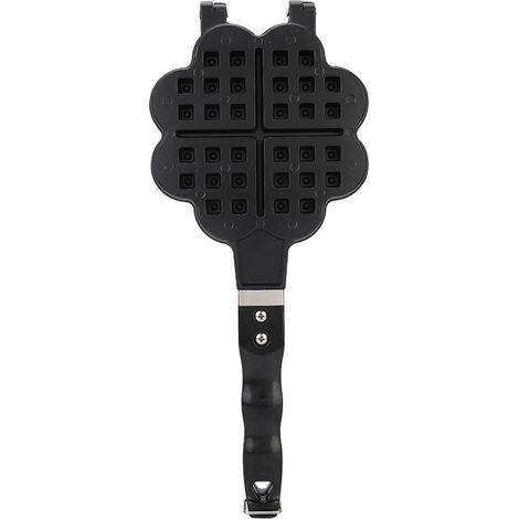 Dioche Aluminium Alliage en Alliage de Coeur en Forme de Ciel Waffle Waffle Machine Machine Cake Moule de Boulangerie, Revêtement Léger sans Bâton Durable avec 304 Poignée en Acier (1/5)