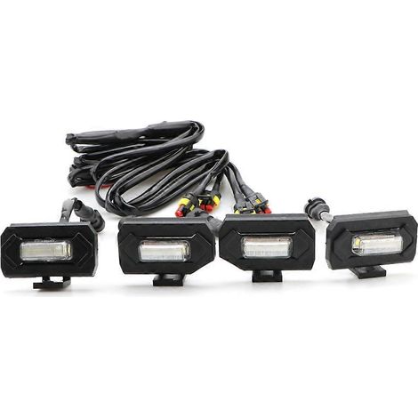juego de luces LED para parrilla delantera para Toyota Tacoma Raptor TRD Off Road Sport 2020 2021, lámpara de parrilla externa, luz blanca (luz blanca)