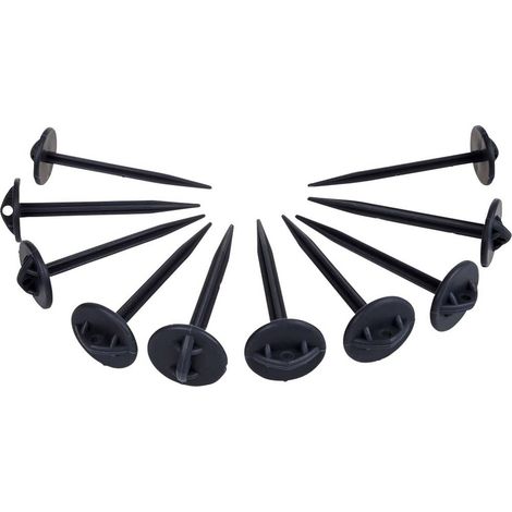 cartrend 10388 Picchetto per tenda Heringe für Bodenplane 10 Stück 9 cm 1 pz.