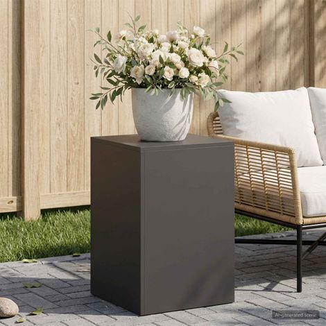 vidaXL Plant Stand Black 40 x 40 x 60 cm Steel (1/5)