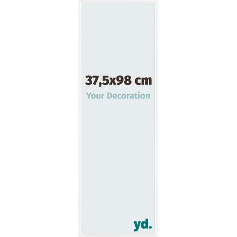 yd. - Cadre photo 37.5x98 - Blanc Brillant - Plastique - Evry