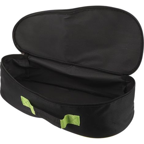Paquet de Rangement en Polyester et PVC, Organisateur Portable Noir Léger Facile à Nettoyer pour Outils de Voiture pour Accessoires D'aspirateur et Pompe