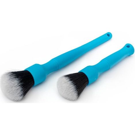 Set de 2 brosses de voiture - lavage de voiture - brosse pour jantes - durable - séchage rapide - pas de rayures - facile à utiliser - brosse de détail (1/5)