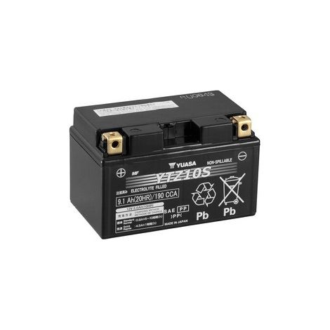 Batterie moto YUASA YTZ10S - Plomb - 12V - 8.6Ah
