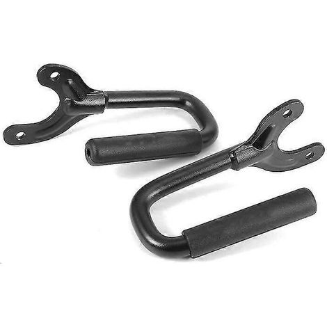 2 Stück vordere Haltegriffe, Griffstangen aus robustem Stahl, Sicherheitsgriffe mit Armlehnen, passend für Jeep Wrangler TJ (1997–2006) – Schwarz