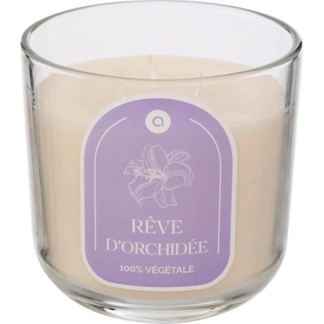 Bougie Parfumée en Verre "Floa" 610g Orchidée (1/2)