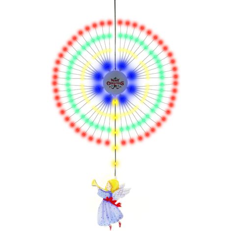 Guirlande Noël décorative effet feu d'artifice avec pendeloques étanche IP65 multicolore 8 modes éclairage (1/3)