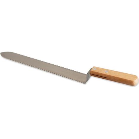 Couteau à Désoperculer Dentelé en Acier Inoxydable Forme Z, Outil D'apiculteur pour Couper Opercules de Cire, Manche en Bois Robuste pour Apiculture Pratique (1/5)