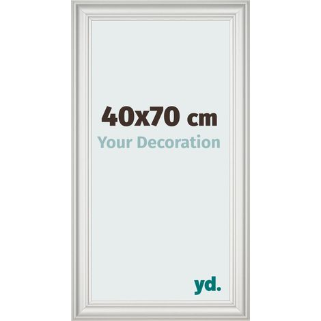yd. - Cadre photo 40x70 - Blanc Patine - MDF - Lazio