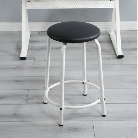 Mesa de dibujo ajustable de cristal con silla, blanca, 102 x 60 cm (1/4)