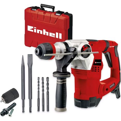 Einhell TE-RH 32 Rotary Hammer Drill 1250W 240V 4 Mode + Case + 3 Bits + Chuck (1/5)
