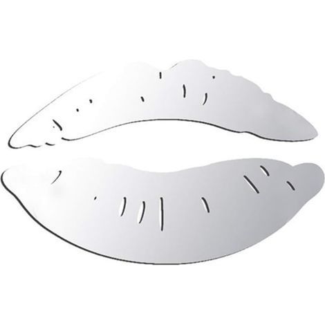 Miroir Carrelage Miroir Autocollant Miroir Autocollant pour Miroir Mural Carrelage Miroir Décoratif (Argent) (1/5)