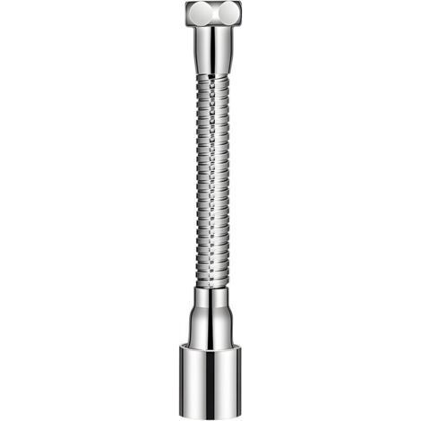 M20 15cm Adjustable Kitchen Faucet Extension with 2 Spray Modes, 360° Flexible Aerator, Stainless Steel Extension for Water Saving, Universal Compatible (1/5)