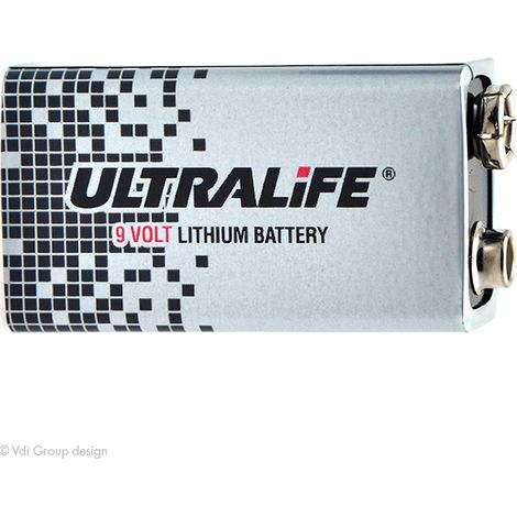 Ultralife - Pile lithium U9VLJPFP ULTRALIFE 9V 1.2Ah (1/2)