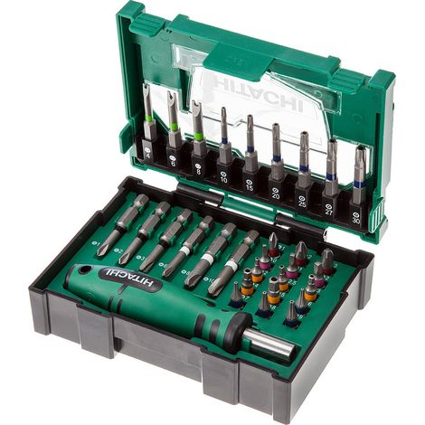 Hikoki 40030023 - Set di punte a incastro impilabili, 31 pezzi (1/4)