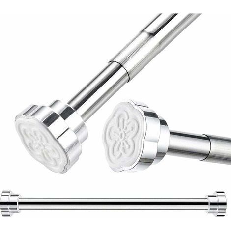 Tringle Extensible, Barre Télescopique Acier Inoxydable, Tringle à Rideaux, Tringle De Douche, 40-55cm,Guazhuni (1/5)