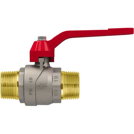"VALVOLA A SFERA PASSAGGIO TOTALE M/M CON LEVA ALLUMINIO FIV 3/4"""" - PN40"