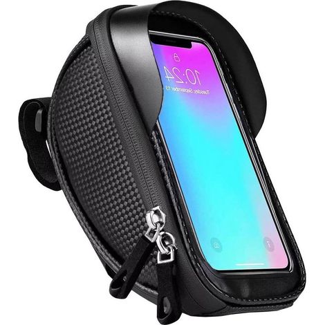 Borsa da bicicletta impermeabile, portapacchi, supporto per telefono (1/3)