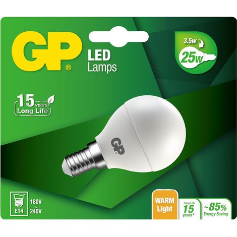 GP - LED Lamp Mini Globe, E14, 3.5W (25W), 250lm