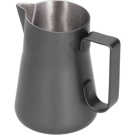 Verseuse à lait en acier inoxydable, pichet à mousser pour café, bec verseur long, 350 ml (1/5)