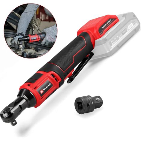 Einhell 18V Cordless Ratchet Wrench 60Nm 3/8"" 1/2"" PXC TE-RW 18/60 Li Bare Tool (1/5)
