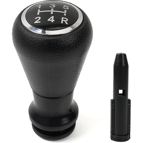 Pommeau de levier de vitesse pour Peugeot 206/207/307 Citroën, boîte 5 vitesses - SFN143 Noir (1/3)