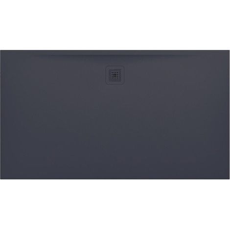 Receveur de douche LAUFEN PRO rectangulaire, bonde côté long 1600 x 900 x 33 mm anthracite LAUFEN