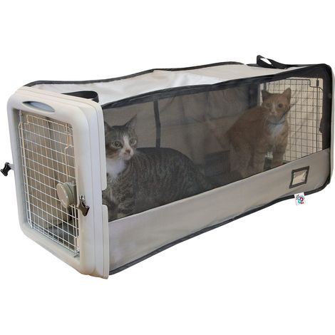 Grande Niche à Ouverture instantanée Portable pour Chat, lit imperméable pour Animal Domestique, Collection de litière de Voyage (1/5)