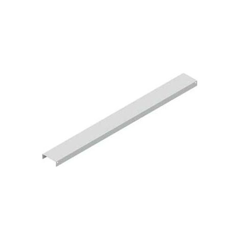 COPERCHIO PER DOPPIO FONDALE IN LAMIERA GRIGIO RAL 7035  mm.500 l.x80 p.