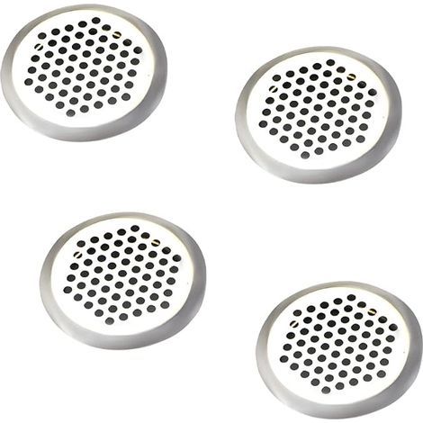 Grille de Ventilation, Grille Aeration Ronde, Grille de Ventilation en Acier Inoxydable, Grille Aération Trou en Acier Inoxydable, Penderies, Armoires, Meubles à Chaussures (1/5)