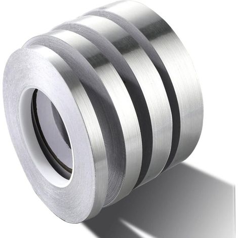 Fliesen Selbstklebendes Dekorband,Wasserdichte Dichtlinie BandPVC Klebeband für Böden, Wasserdichtes Klebeband für Böden, Wände, Decken, Türen und Fenster, Home Déc (50m2cm Silber) (1/5)