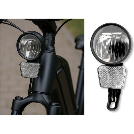 FILMER Fahrrad-Scheinwerfer 49002, Premium, E-Bike, 90 LUX, 6...48 V (1/5)