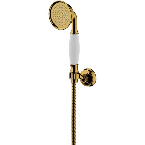 OMNIRES Armance - Set pommeau de douche, support et flexible, doré ARMANCE-PGL (1/2)
