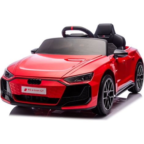 12V Audi Rs E-Tron Gt Electric Car For Kids With 2.4g Remote Control, Soft Start, Spring Suspension, LED, MP3 & Music, 3-5 Km/H, Aged 3+(Pink)