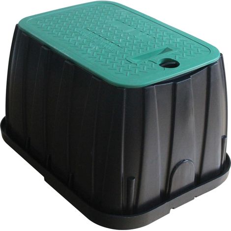 Plastic Valve Box with Cover for Irrigation Valve Underground Watering System Underground Box Outdoor Water Meter Box Watering Valve Watering Box for Watering Valve (520x393x320mm) (1/5)