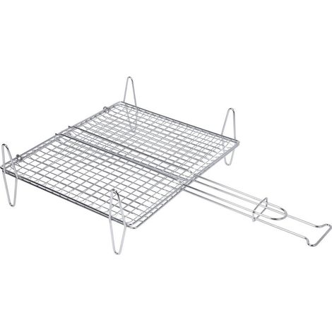 Sauvic Griglia per pesce cromo 30 x 35 cm acciaio robusto (1/2)