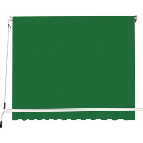 Tenda da Sole a Caduta con Bracci 245x245 cm Verde (1/2)