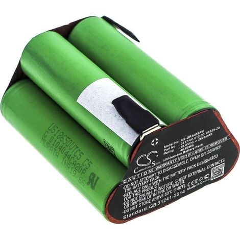 Batterie Gardena 02417-20 Kapazität 2600 mAh Maße 20x20 cm
