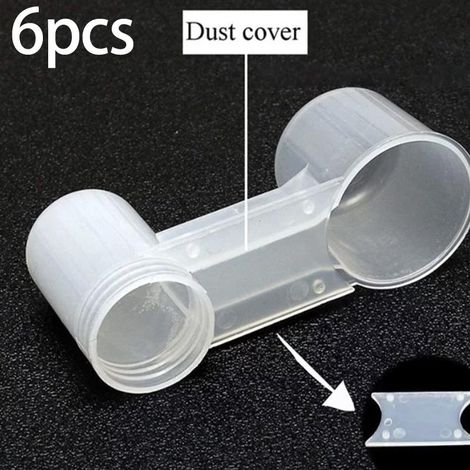 Abreuvoir/mangeoire en plastique transparent pour oiseaux, chats et poules. (1/5)