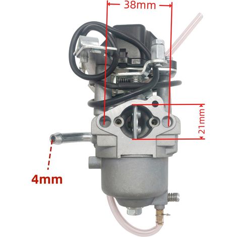 The carburetor is suitable for RYi2300BT and RYi2300BTA generators 308054124 505-120. (1/4)