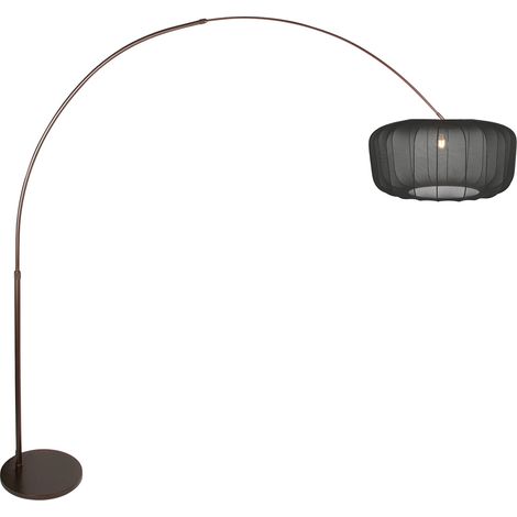 Steinhauer - stehlampe - Sparkled Light - braun - metall textil -