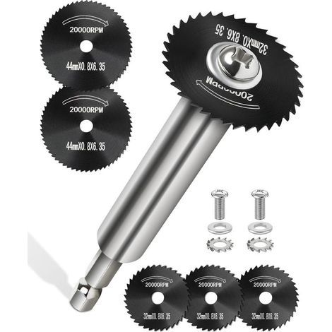 Innenrohrschneider mit 5 Ersatzklingen, 1/4"-Sechskantschaft, PVC-Innenrohrschneider für Bohrmaschine und Schlagschrauber (1/4)