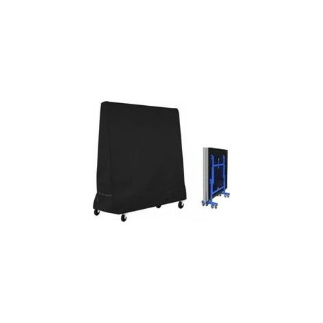 Housse pour Table de Ping Pong Extérieure , Résistance à la Déchirure, à l’Eau et au Vent , Imperméable Bâche de Protection pour Table Ping-pong, Noir, 185 x 70 x 165 cm