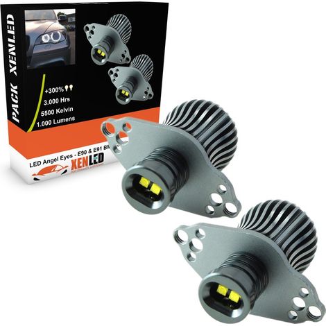 2x Ampoules Angel Eyes BMW E90 série 3 ph1 40W - avec xénon d'origine - Garantie 2 ans (1/5)