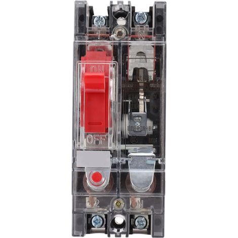 Disjoncteur 2P 40A 220V avec Coque Transparente PC Ignifuge et Conducteur en Cuivre (1/5)