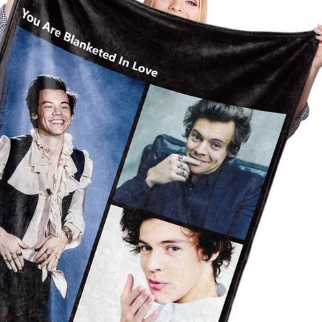 BL600A Couverture standard personnalisée avec célébrité - Harry Styles 140200cm (1/5)