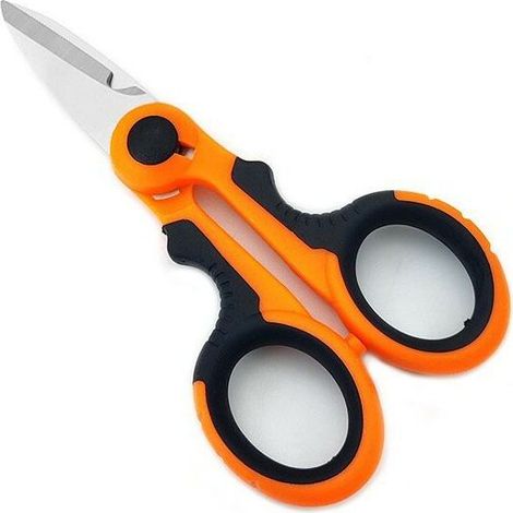 Ciseaux fibre optique multifonction , pince matériel outils de précision, cisaille électricien pour couper câble électrique gaine en kevlar, idéal pour les travaux de chantier (1/4)
