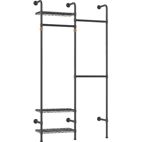 Porte-vêtements, mural, largeur réglable, L2 (1/2)