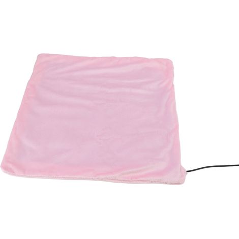 Couverture chauffante électrique rose, alimentation USB, basse tension, pour la maison