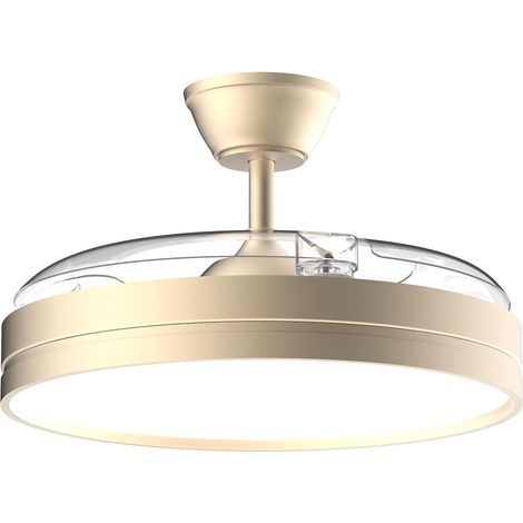 106cm Retractable Ventilateur Plafond avec Lumiere, Silencieux Ventilateur Plafond avec Telecommande, 6 Vitesses, Dimmable Lampe Ventilateur Plafond pour Salon, Chambre et Cuisine (1/5)